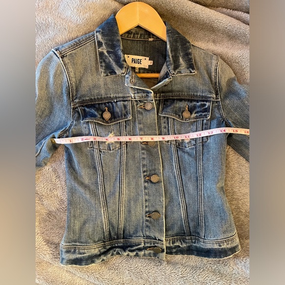 EUC Paige denim jacket in xs - Picture 6 of 11